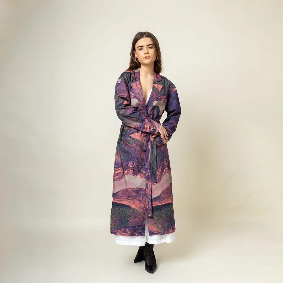 Amelia printed trench