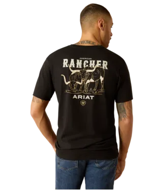 Ariat Men's Black American Rancher Tee