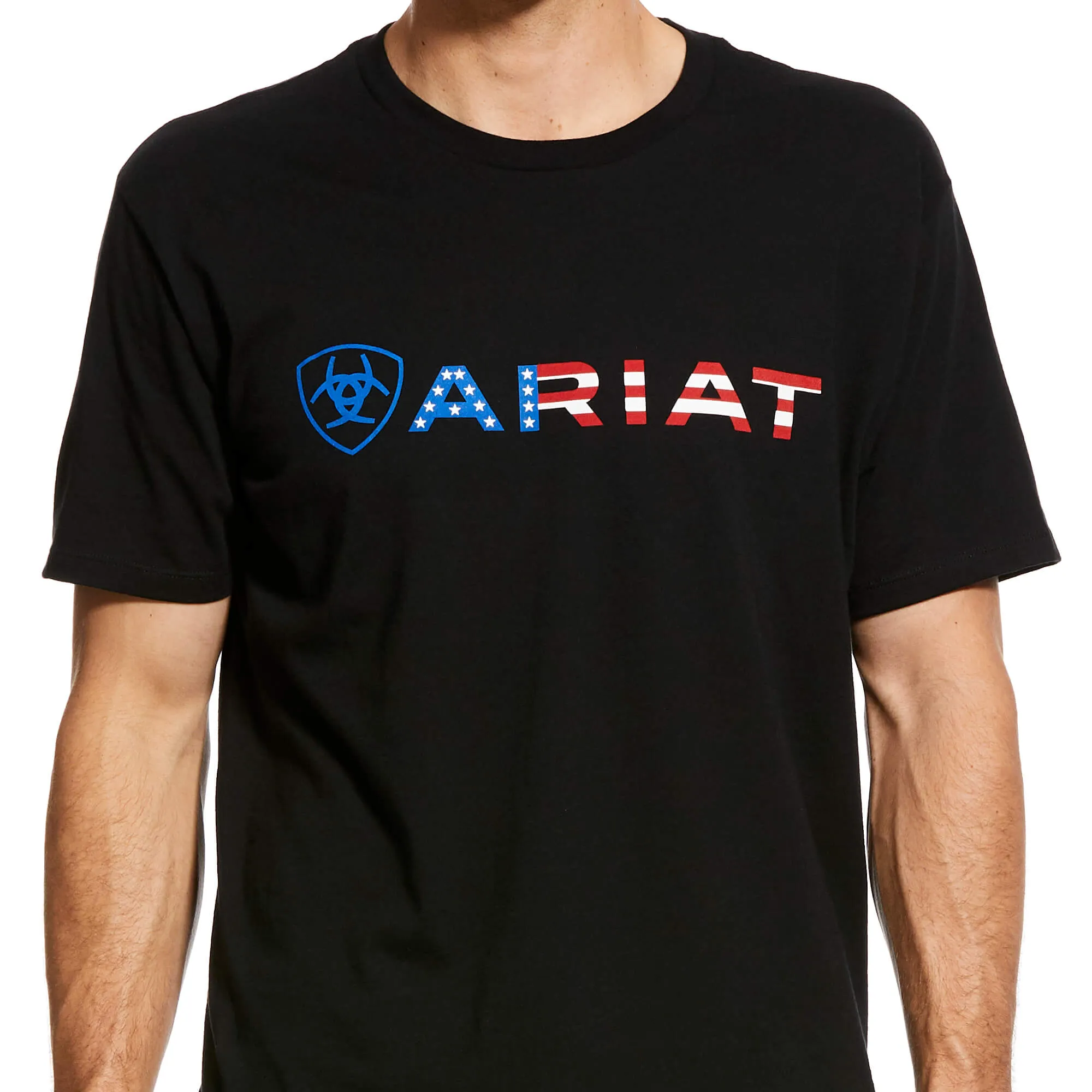 ARIAT Men's USA Wordmark SS T-Shirt 10031731