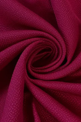 Azalea Silk & Wool Hammered Satin