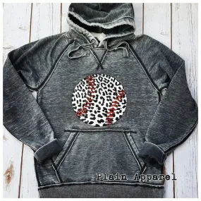 Baseball Leopard Hoodie