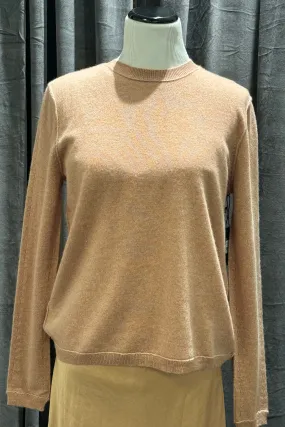 Boyfriend Cashmere Crewneck With Skull Design Copper