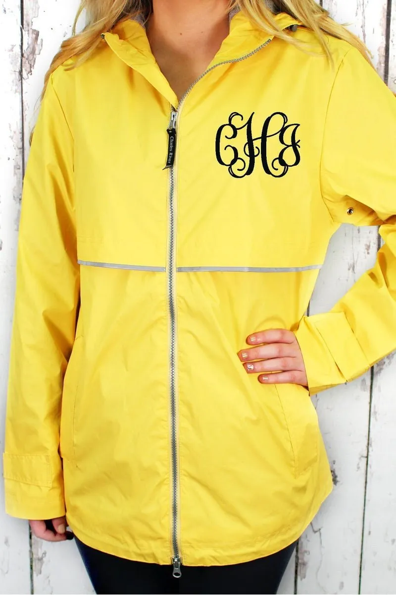 Charles River Women's New Englander Buttercup Rain Jacket *Customizable! (Wholesale Pricing N/A)