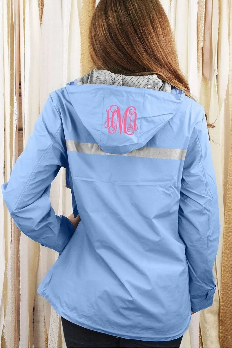 Charles River Women's New Englander Periwinkle Rain Jacket *Customizable! (Wholesale Pricing N/A)