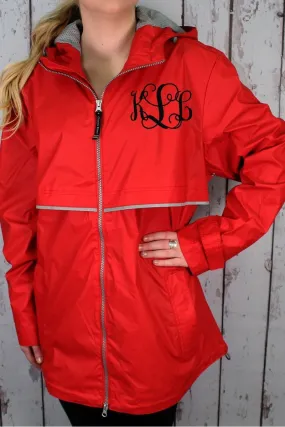 Charles River Women's New Englander Red Rain Jacket *Customizable! (Wholesale Pricing N/A)