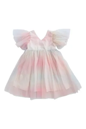 DOLLY® UNICORN RAINBOW PASTELS 🦄 🌈 TULLE PRINCESS DRESS ballet pink