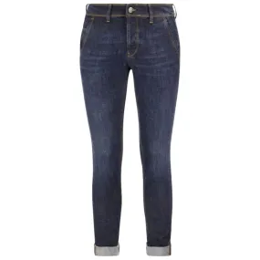 Dondup Sleek Skinny Fit Dark Blue Jeans