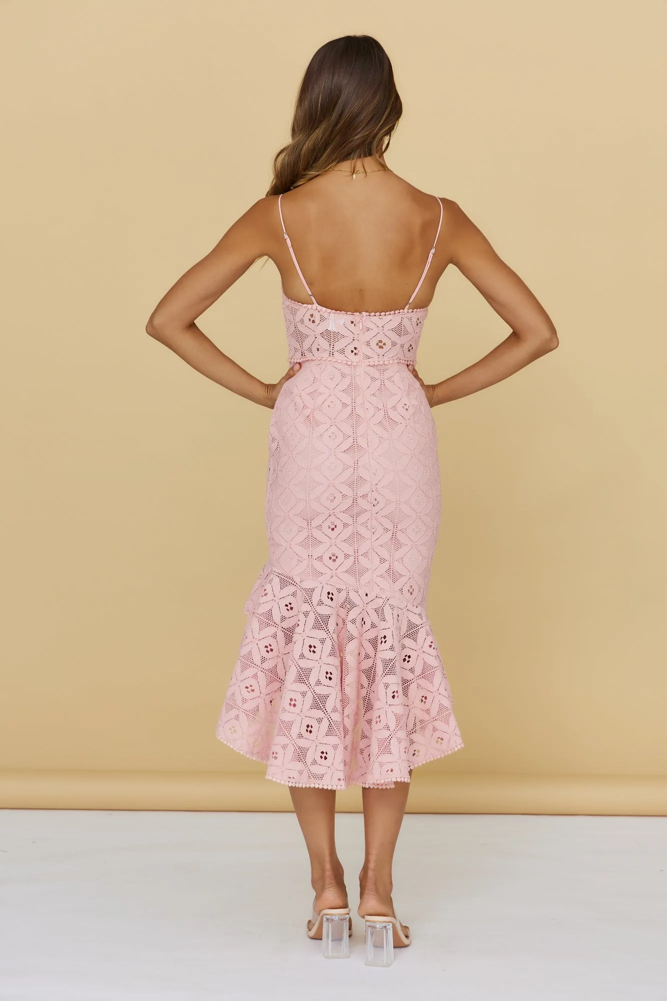 Featherlight Maxi Dress Blush