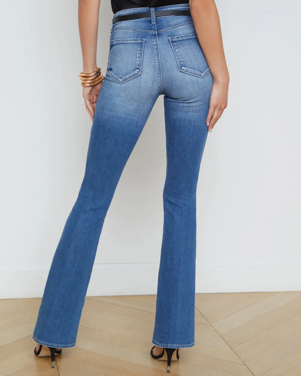 High Rise Selma Sleek Baby Bootcut Jean in Gardena