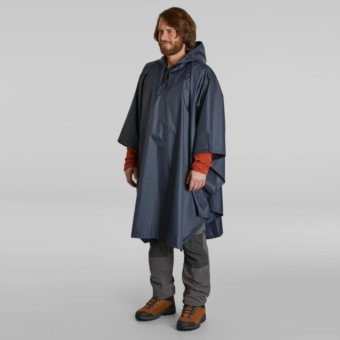 Hiking Poncho Waterproof - Trek 100