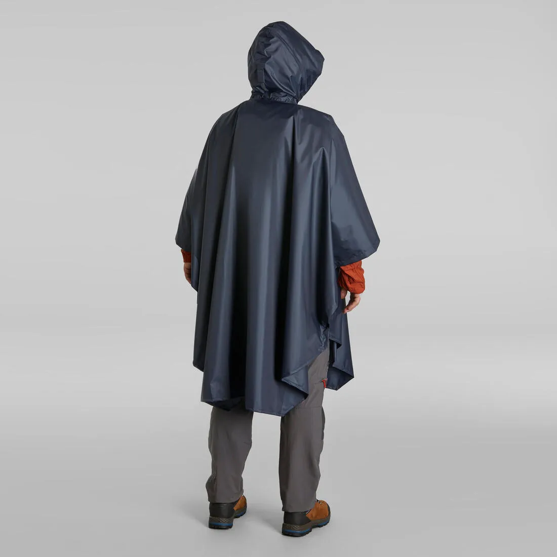 Hiking Poncho Waterproof - Trek 100