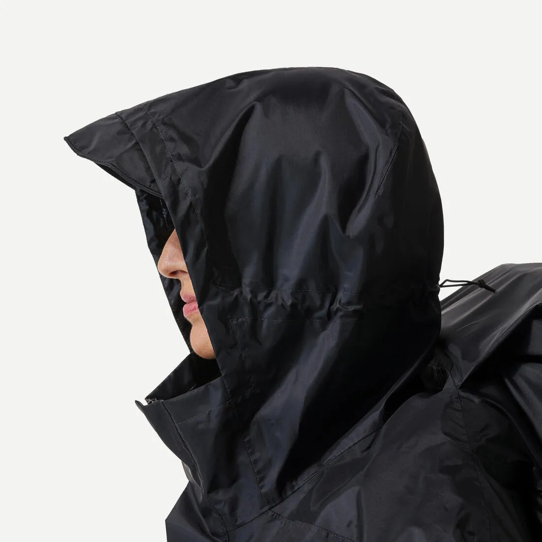 Hiking Rain Poncho 60L - MT500 Black