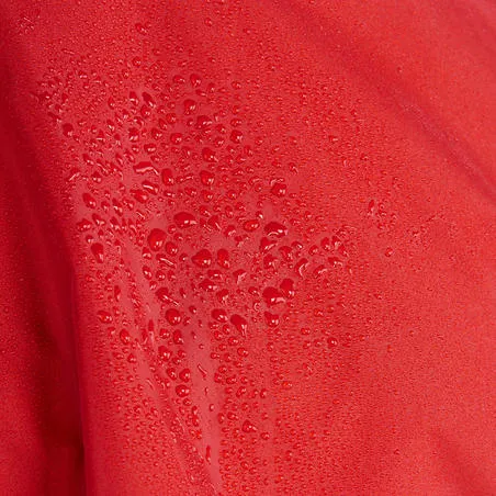 Hiking rain poncho arpenaz 25 - red