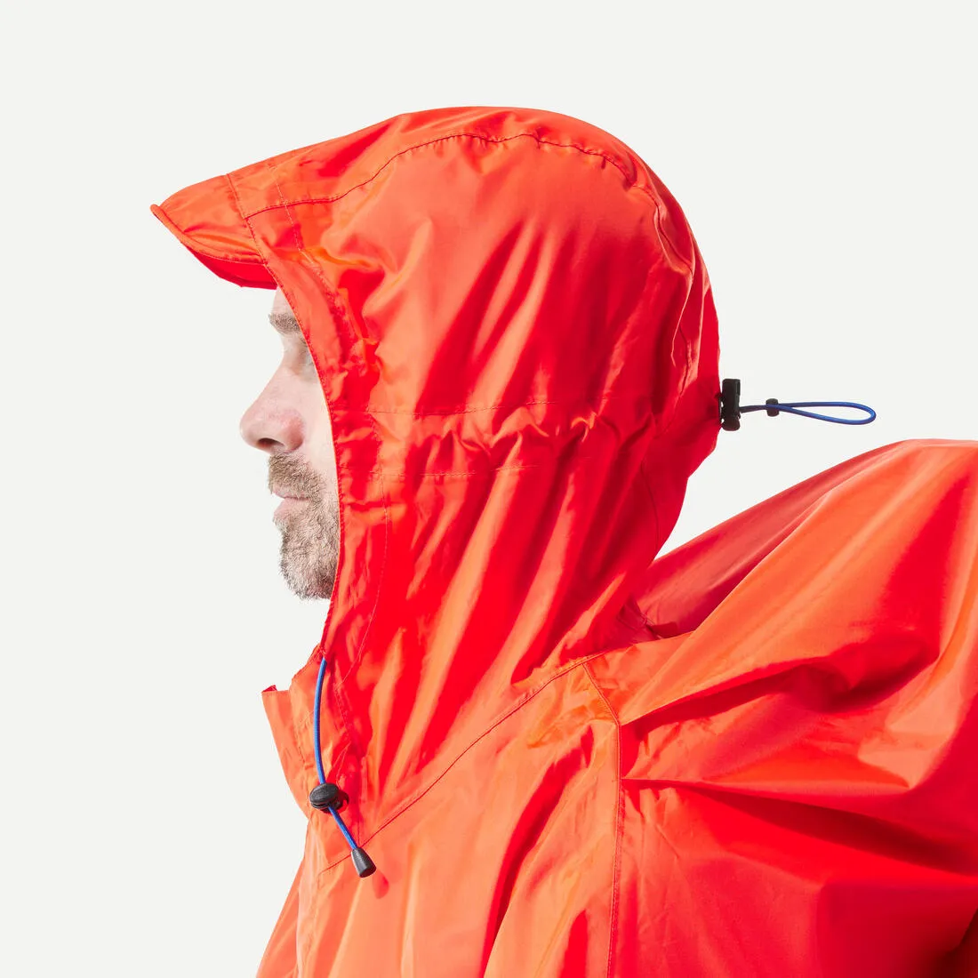 Hiking rain poncho - MT900 - 75L - Red - S/M