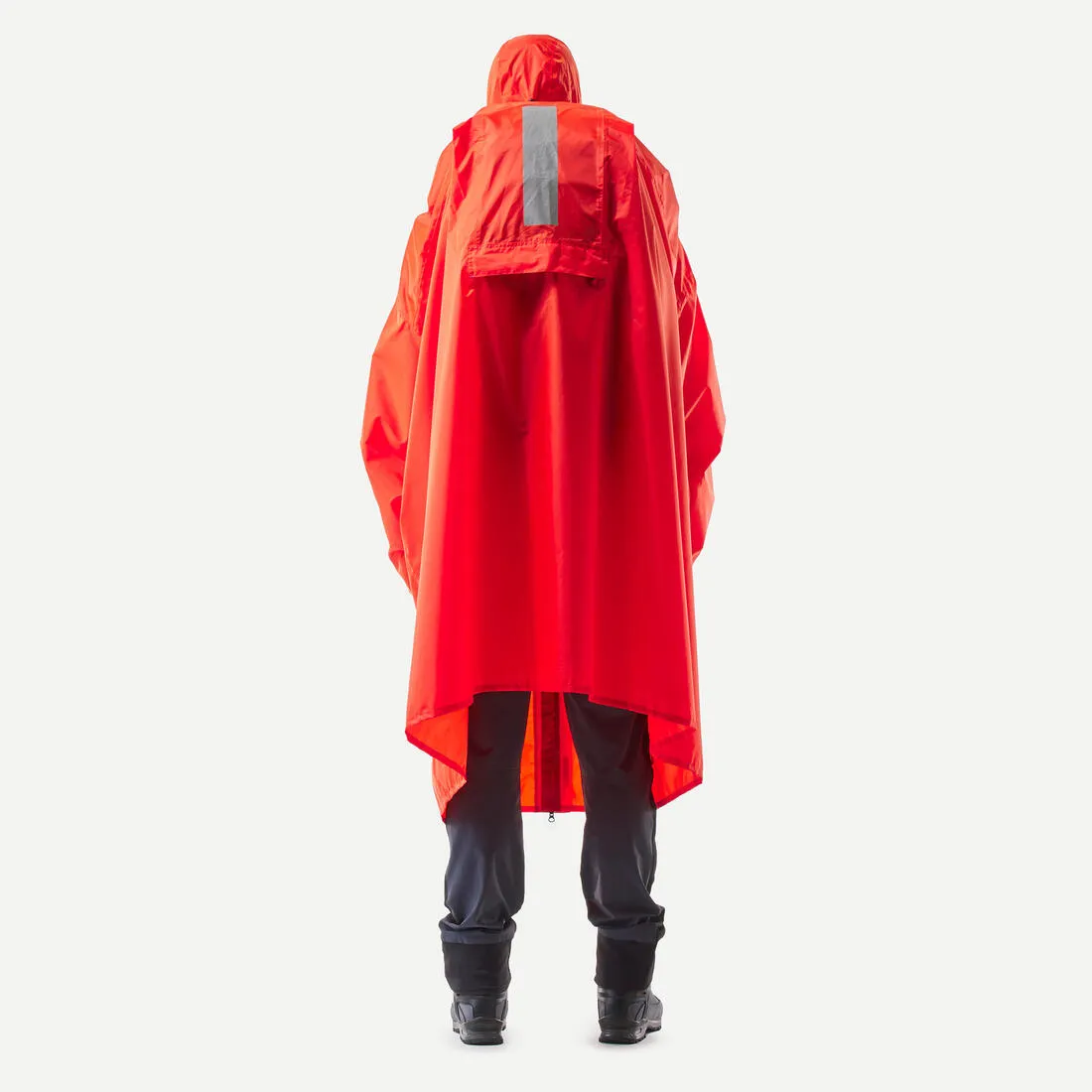 Hiking rain poncho - MT900 - 75L - Red - S/M