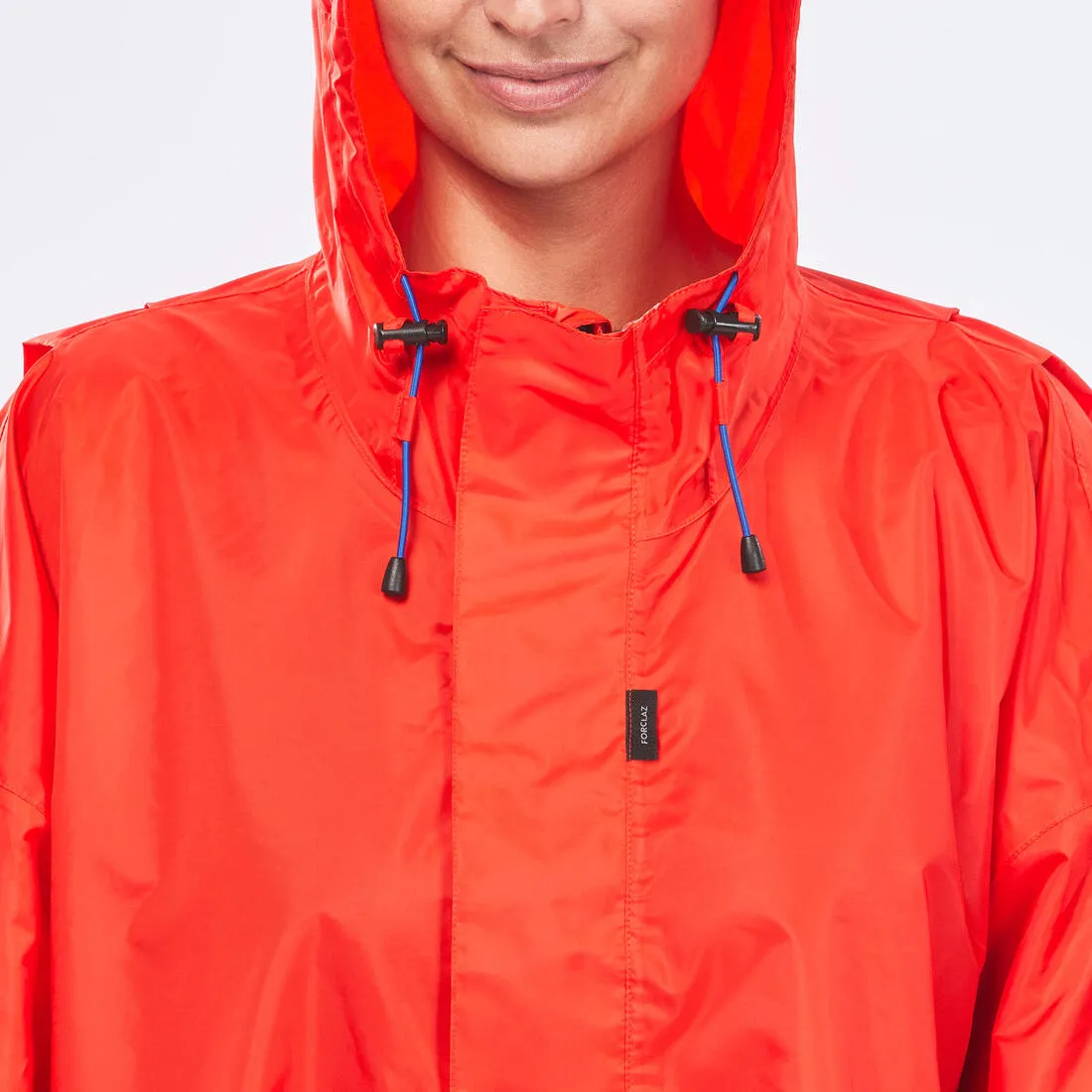 Hiking rain poncho - MT900 - 75L - Red - S/M