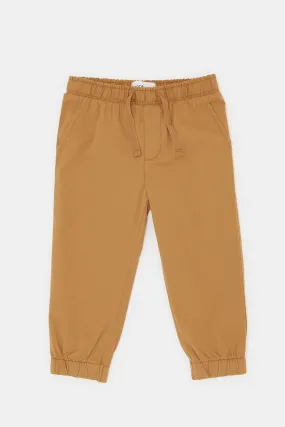 Infant Boys Brown Chino Jogger