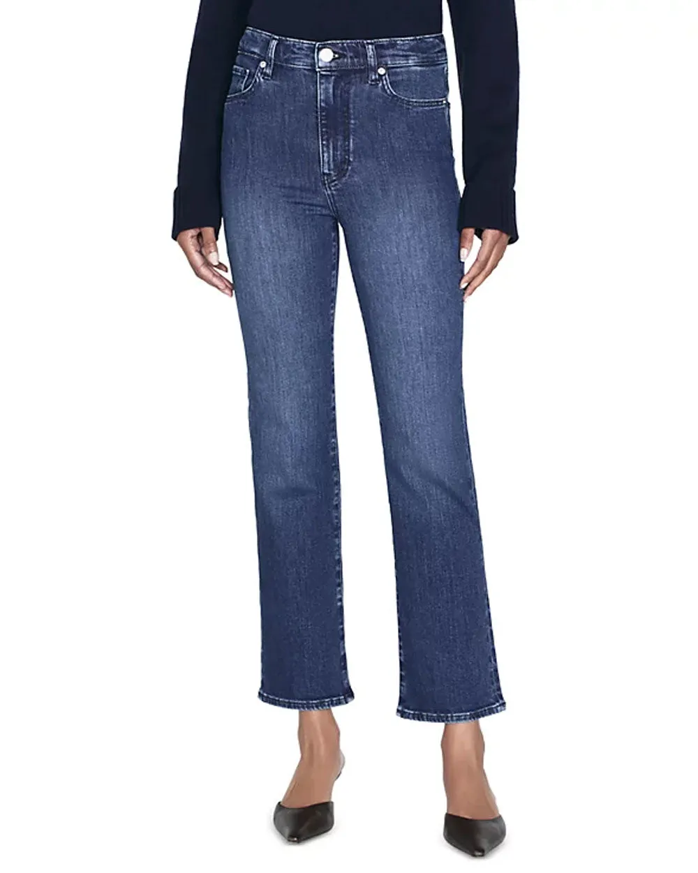 Le Sleek Straight Jean in Thunderstorm