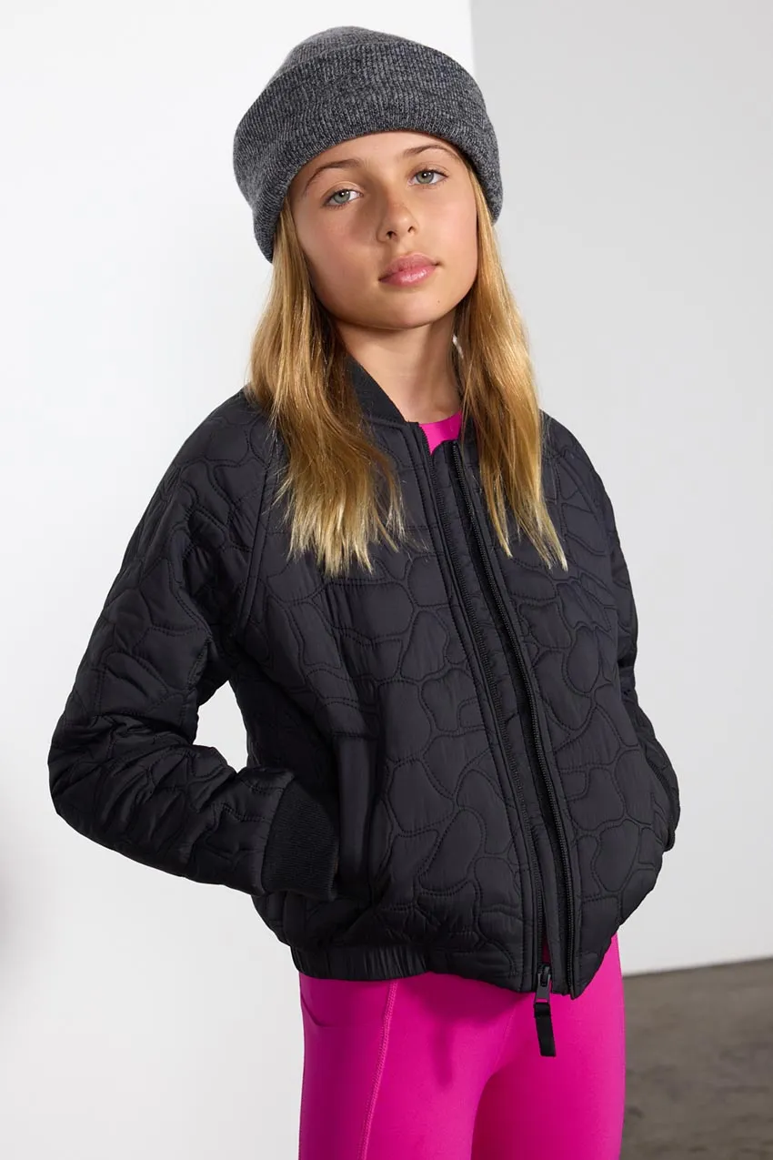 Motivate Girls’ Insulated Quilted Bomber