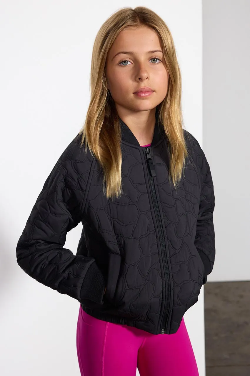 Motivate Girls’ Insulated Quilted Bomber