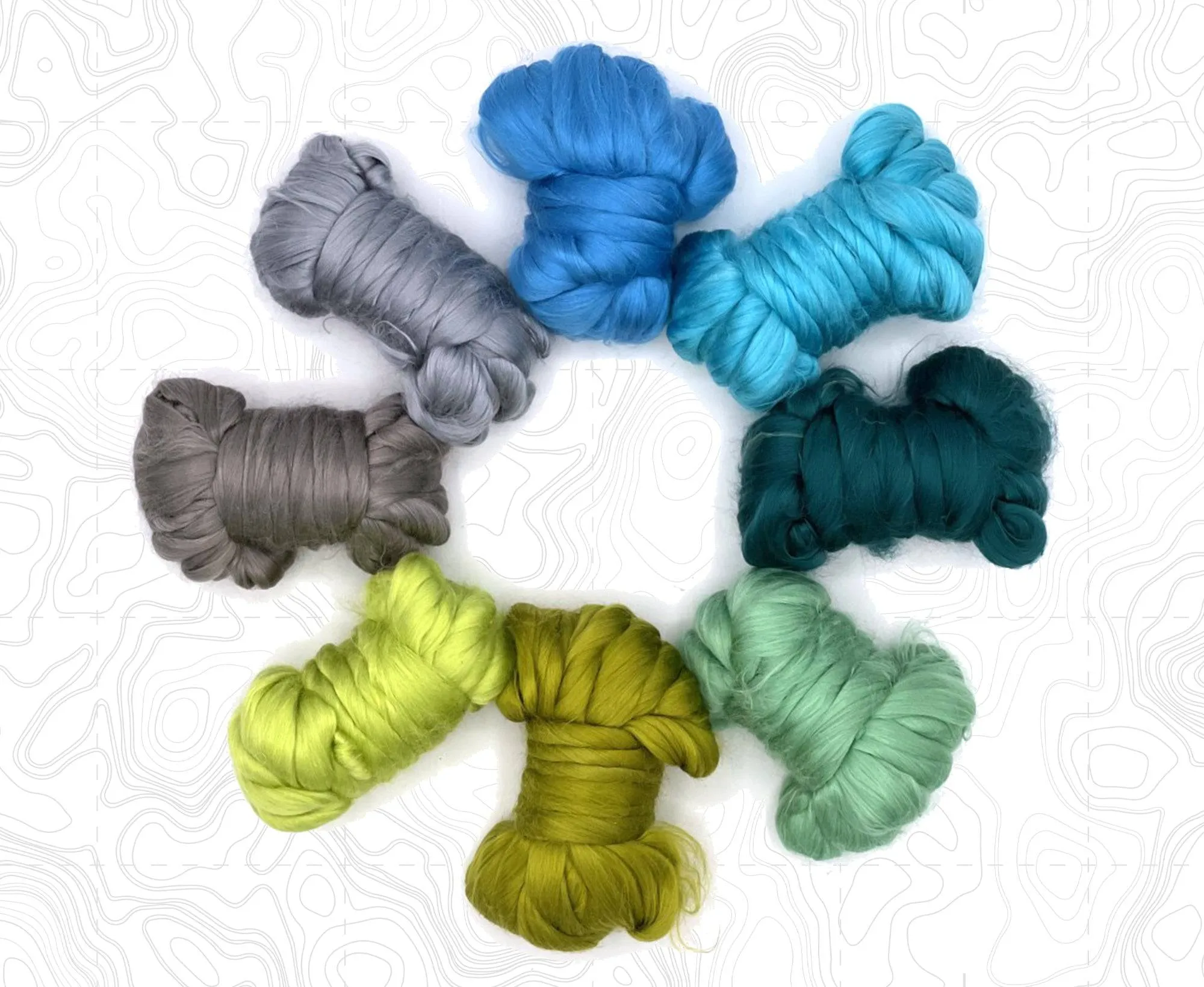 Niagra Falls Dyed Mulberry Silk Pack