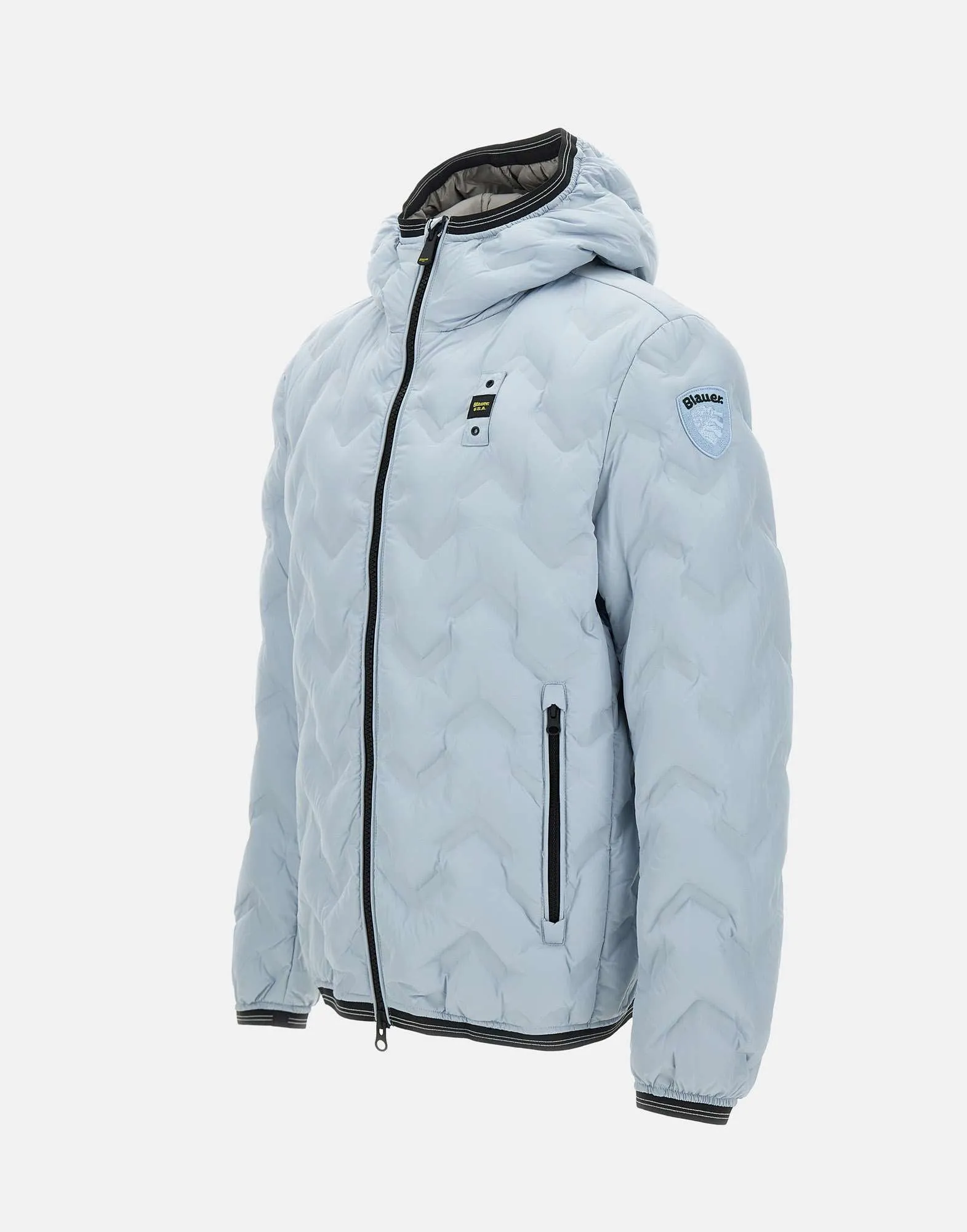 Pier Men's Down Jacket Powder in Blue