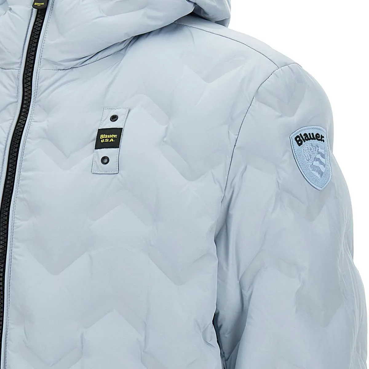 Pier Men's Down Jacket Powder in Blue