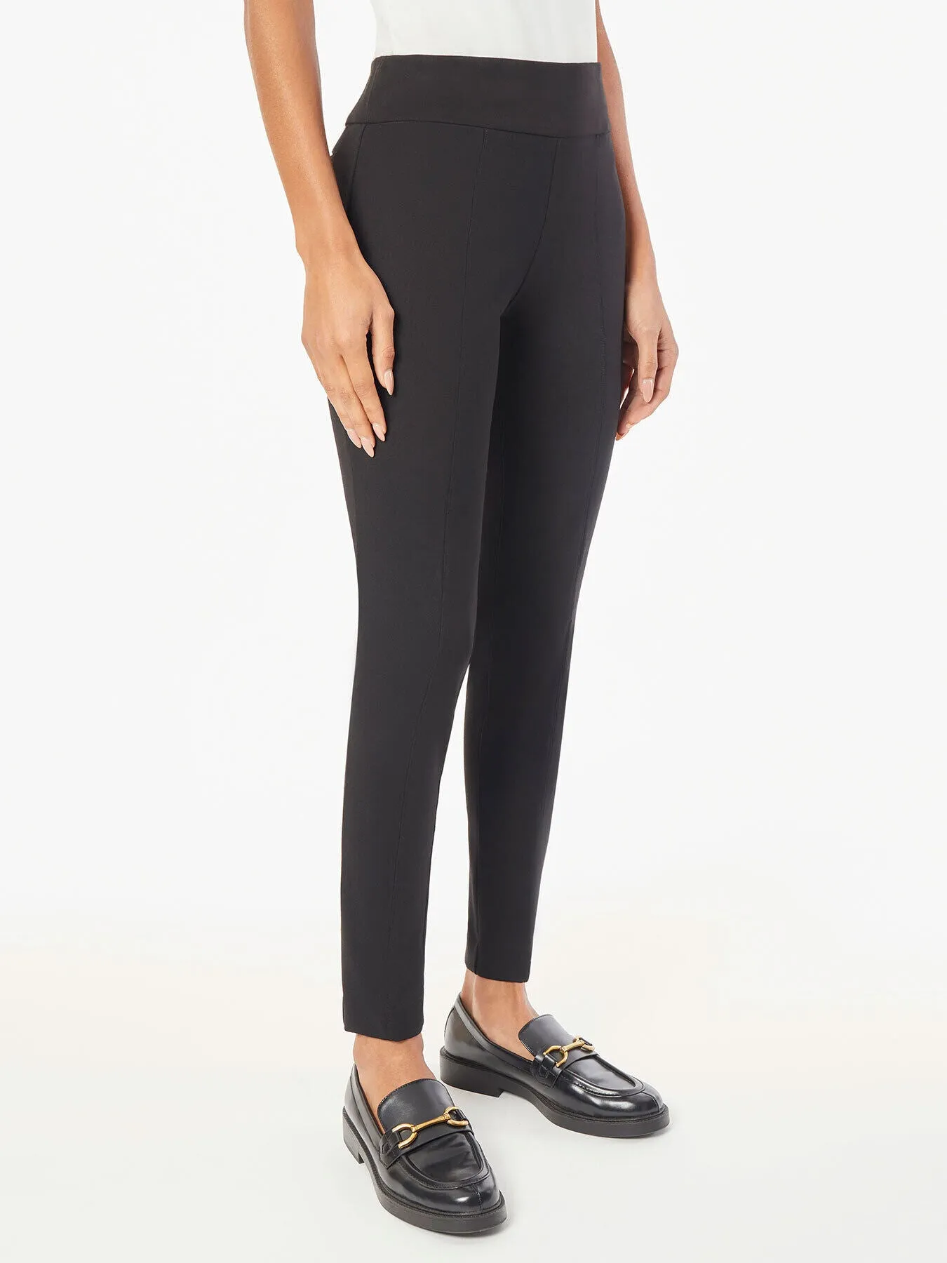 Plus Size Compression Pull-On Dress Pants