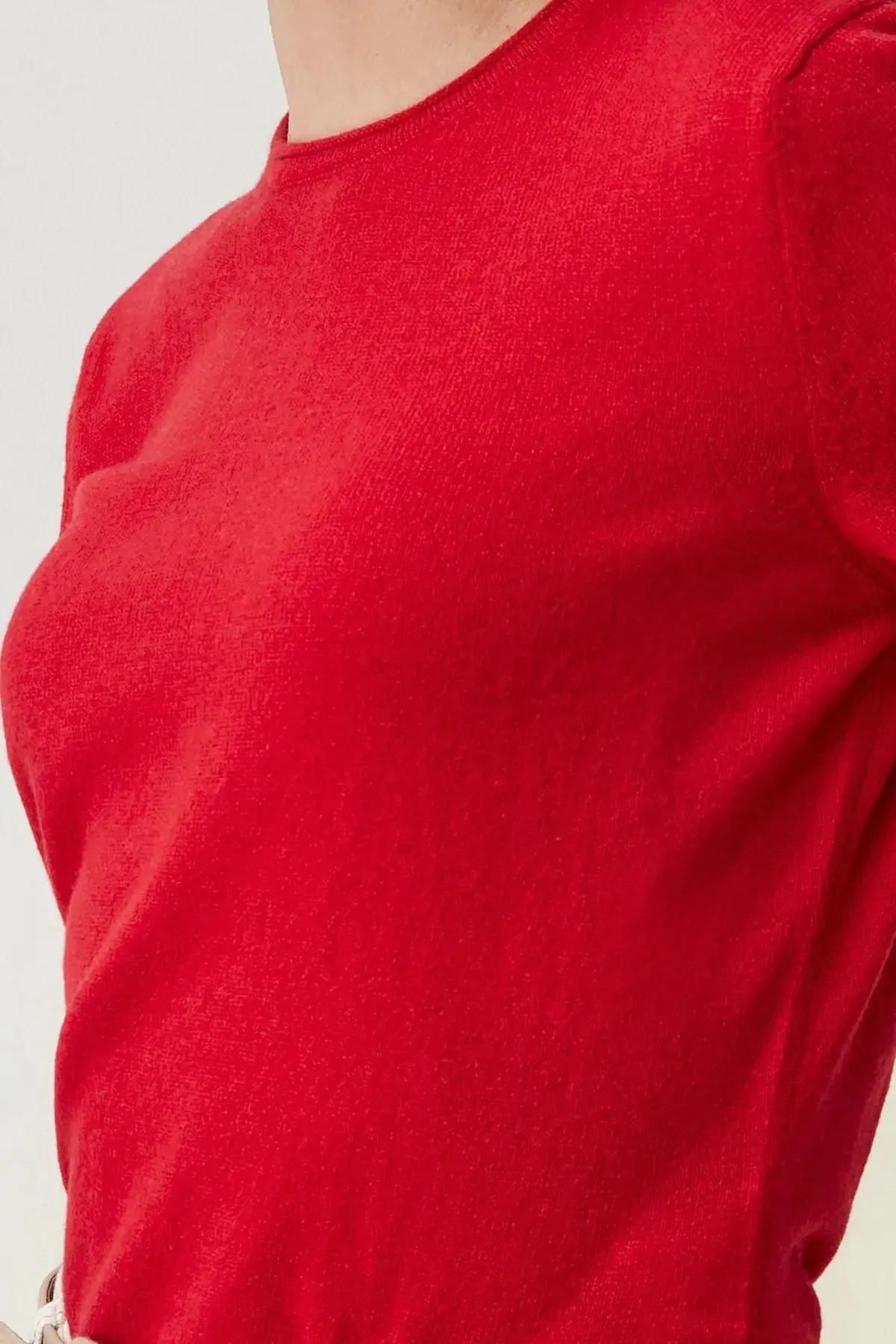 Red Pure Cashmere Women's Sweater