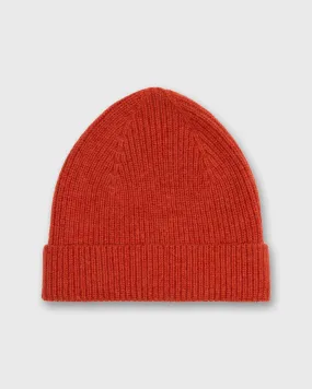 Shaker Watch Cap in Heather Ginger Cashmere