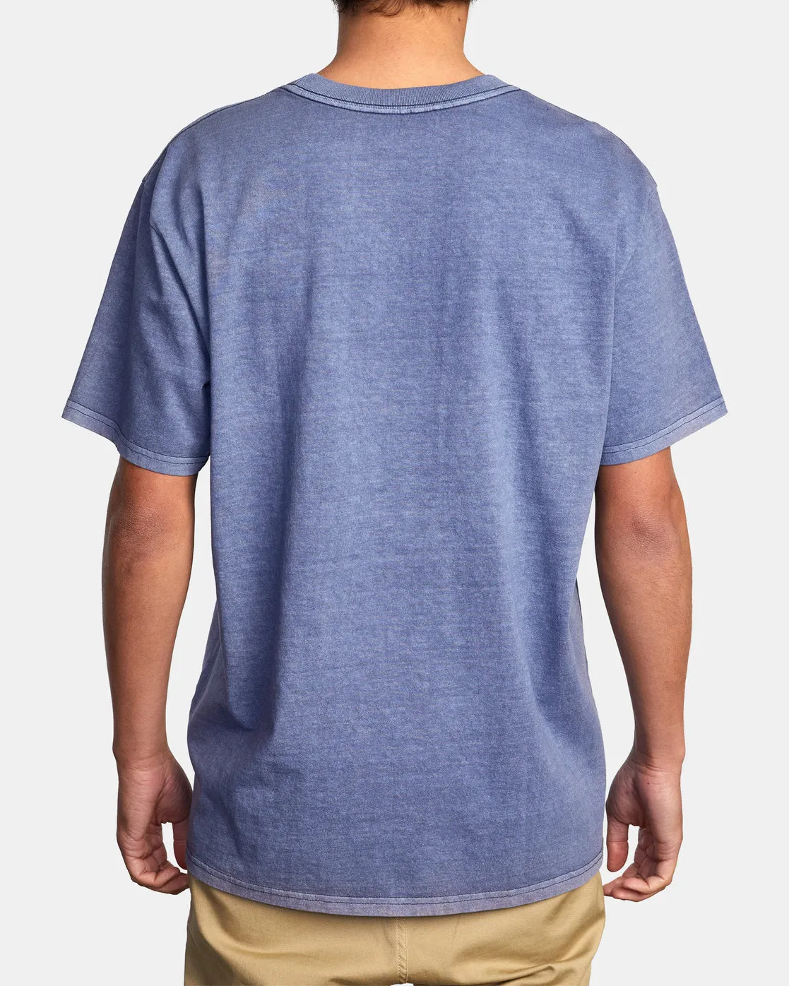 Solo Label Pigment Dye Tee - Royal