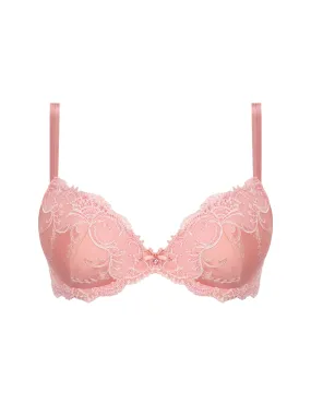 Splendeur Soie Pink Contour Plunge Bra