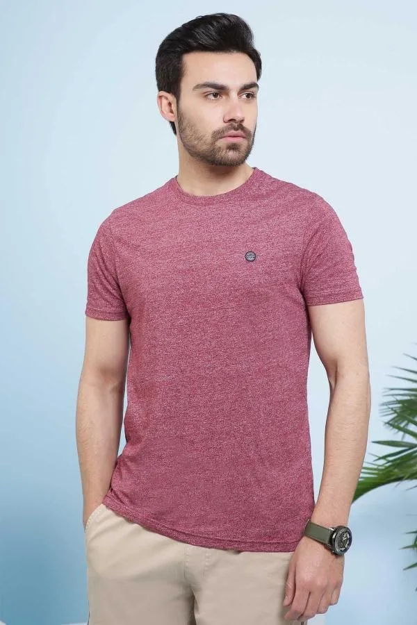 T SHIRT CREW NECK MAROON