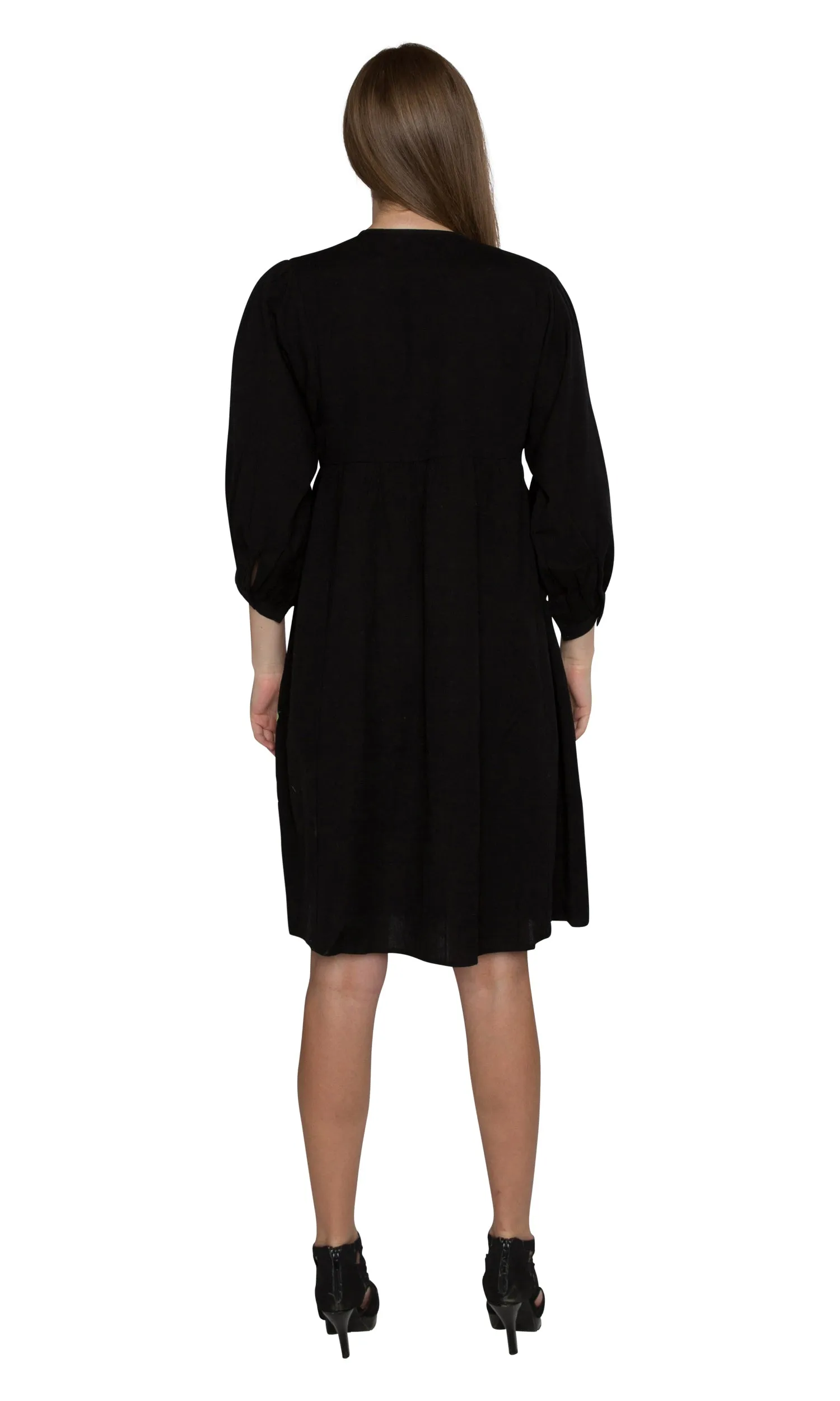 Velvet by Graham & Spencer Emilie Embroidered Peasant Dress