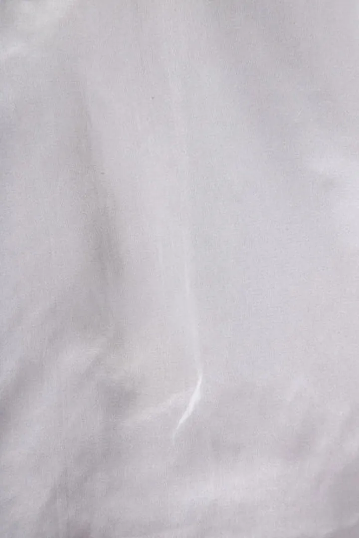 White Dyeable Pure Satin Silk Fabric